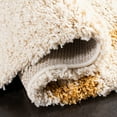 thumbnail image 5 of SAFAVIEH Hudson Amias Plush Geometric Shag Area Rug, Ivory/Gold, 9' x 12', 5 of 8