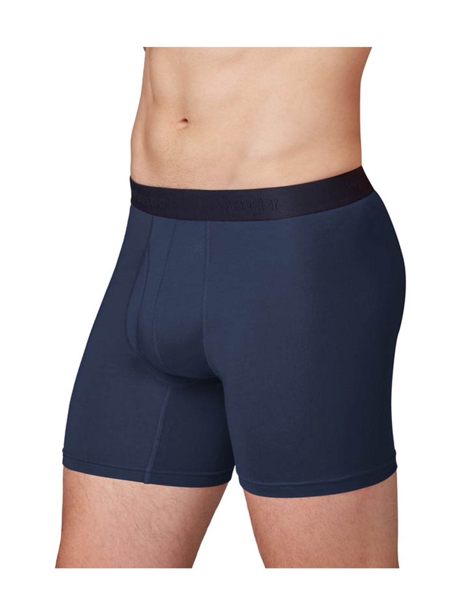 Wrangler Men's Cotton Stretch Boxer Brief Set, Boxer Briefs Underwear for Men, S, 6 Pack