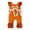 Style1-Orange, variant on HCNTES Girls Fly Sleeve Pumpkin Jumpsuit Embroidery Ruffle Romper Baby Halloween Clothes(Style2-Purple,0-3 Months)
