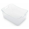 thumbnail image 6 of BINO | Plastic Storage Bins, Large - 2 Pack | THE SOHO COLLECTION | Multi-Use Organizer Bins | Pantry Organizer & Freezer Organizer Bins | Plastic Storage Containers | Bins for Home & Kitchen Org, 6 of 9