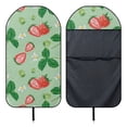 thumbnail image 6 of Uourmeti 1 Pack Car Seat Towel Cover with Strawberry Pattern, Terry Cloth Non Slip Seat Cover, Compatible with Van Truck Bucket Seat for Car Enthusiasts, 6 of 7