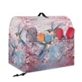 thumbnail image 5 of TSOVTHRID Hummingbird Cherry Blossom Print Kitchen Mixer Cover Small Appliance Covers Stain Resistant Dust Cover Kitchen Aid Mixer Assecories with Pocket for Various Kitchen Appliance Accessories,S, 5 of 7
