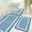 3-Piece Bathroom Rug Set Under $5 A24418, variant on kkbbma under $5 3-Piece Bathroom Rug Set, 3 Piece Bathroom Rugs Set, Extra Large Plush Shower Mat, U Shape Toilet Lid Cover Mat, Super Absorbent Microfiber Bath Mat