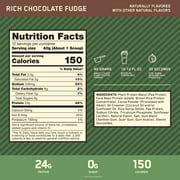 (2 pack) Optimum Nutrition, Gold Standard 100% Plant Protein Powder, Rich Chocolate Fudge 1lb Tub