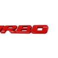 thumbnail image 5 of SPRING PARK 3D Car Styling Metal TURBO Letters Emblem Sticker Rear Tailgate Badge Decor, 5 of 5