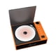 thumbnail image 1 of Inteprter Reproductor de CD portátil ABS con control remoto y USB-C de carga rápida, reproductor de disco CD pequeño y portátil Cables de audio/vídeo naranja, 1 of 6