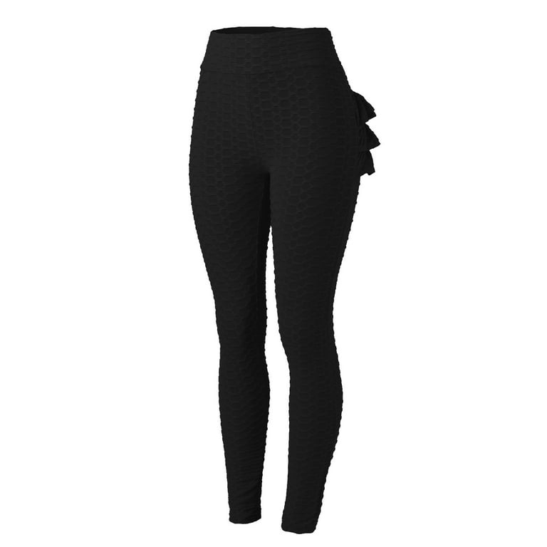 Gubotare Yoga Pants For Women With Pockets Women's Bootcut Yoga Pants  Bootleg Dress Pants Regular/Tall with Inner Pocket,Black XL 