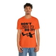 thumbnail image 3 of Funny Amputee T-Shirt “Don’t make me do it V1” Humor Crew Neck T-Shirt, 3 of 6