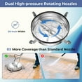 thumbnail image 5 of Costway 20" Pressure Washer Surface Cleaner Stainless Steel Power Cleaner Attachment, 5 of 9
