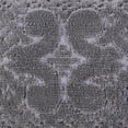thumbnail image 3 of Better Trends Grey Euro Sham 100% algodón chenilla colcha suave y acogedora con mechones para secar en secadora (26 x 26 Euro Sham) Colección Ashton, 3 of 3