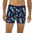 thumbnail image 2 of Men'S Boxer Briefs, Astronaut Dinosaur And Space Soft And Breathable Mens Underwear Boxer Briefs With Widen Waist, 2 of 2