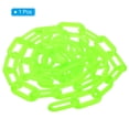 thumbnail image 3 of Unique Bargains 0.3' Diameter 5Ft Length Plastic Chain Barrier Safety Link Chain Stanchion for Crowd Control, Green, 3 of 5