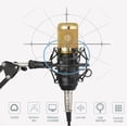 thumbnail image 2 of Podcast Equipment Bundle, BM-800 Mic Kit with Live Sound Card, Adjustable Mic Suspension Scissor Arm, Metal Shock Mount and Double-Layer Pop Filter for Studio Recording & Broadcasting (CF100-), 2 of 6