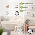 thumbnail image 5 of 2PCS Mini Indoor Thermometer Hygrometer 2 in 1 Temperature Humidity Outdoor Monitor Gauge for Wall, White, 5 of 5