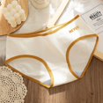 thumbnail image 1 of Ladies Panties Korean Girl Pure Color Panty Breathable Mid-waist Buttocks Cute Large Size Briefs Simple Women Underwearpangjing, 1 of 4