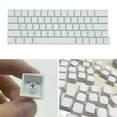 thumbnail image 2 of lixuesong XDA Profile Keycaps Thick Sublimations for 64keys Mechanical Keyboard Minimalistic White Keycap Set, 2 of 3