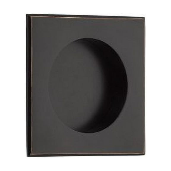 Emtek 2213 Us10B Square Flush Pull in Bronze