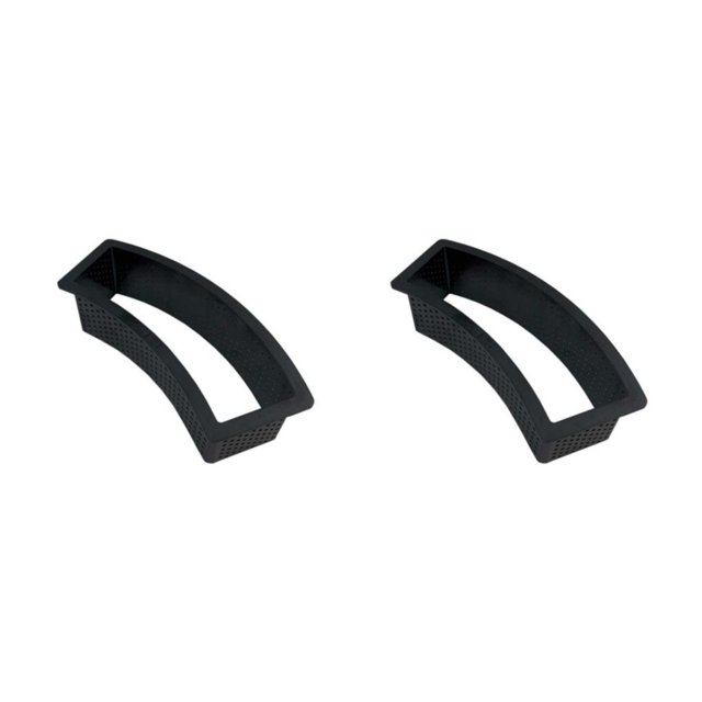 Naiovety Molde para Tartas, moldes resistentes al calor, Mousse de Chocolate, molde para pasteles, postres, magdalenas, utensilios para hornear, en forma de abanico 2Conjunto