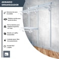 thumbnail image 2 of Closet Ropero Armable Armario 2 A 4ft Ajustable Reforzado blanco Big Room HJCWWB010000, 2 of 8