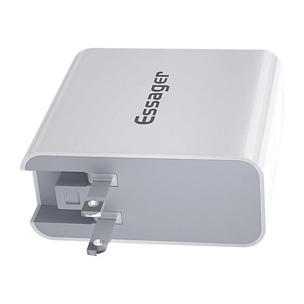 Methold Cargador de pared para teléfono de 4 puertos Puertos USB PD Adaptador de carga rápida de pared para teléfono móvil Cargadores de dispositivos electrónicos específicos