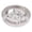 Silver, variant on A pet bone 304 stainless steel footprint dog bowl slow food bowl large capacity feeding pet bowl non-slip bone dog meal tray med