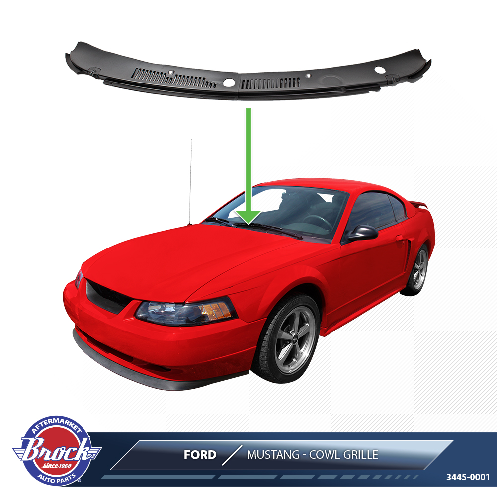 Exterior Accessories Dorman 30903 Windshield Wiper Cowl for Select Ford