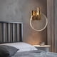 thumbnail image 2 of Lámpara de pared creativa Jinwen Aplique de pared LED Cristal interior Oro, 2 of 4