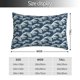 thumbnail image 2 of Fotbe A Japanese Great Wave Funda de Almohada Decorativa Estilo Occidental, Lujo en Algodón, Fundas para Almohadas King, Cojín Estampado para Decoración del Hogar-16"x24", 2 of 6