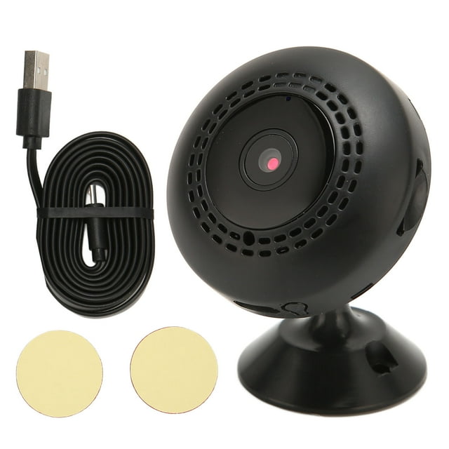 Mini cámara inalámbrica WiFi inteligente Sincero C2 1080P HD Negro Detección de movimiento Visión nocturna