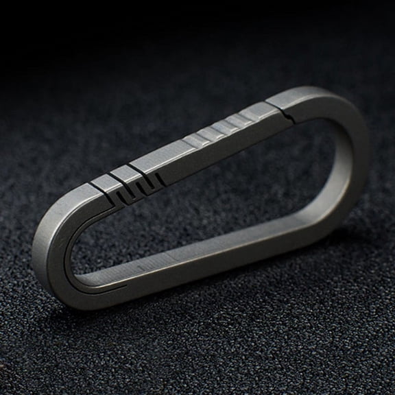 CENL Lightweight Titanium Alloy Keychain Backpack Hanging Buckle Outdoor Carabiner