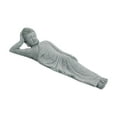 thumbnail image 1 of Maoww Sleeping Buddha Statue Meditating Figurines Hallway Sandstone Sculpture, 1 of 9