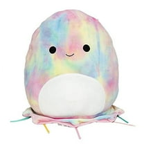 Squishmallows Official Kellytoy Plush 11 inch Rainbow Tie Dye Jellyfish Janet
