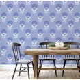 thumbnail image 5 of S4Sassy Oriental Floral Vine Wallpaper - Blue Asian Style Wall Covering, 25" x 120" Self-Adhesive Textured Vinyl Walls Paper, Decorative Wall Wrap, Easy DIY Walls Covering For Bedroom, Living Room, 5 of 9
