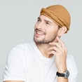 thumbnail image 4 of Turbante para Hombre, Bufanda con Forro de Seda Satinada, Turbante Tipo Camiseta para Rastas., 4 of 4