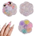 thumbnail image 1 of 3 cajas mezcladas de cuentas de lazo para decoración de uñas, parte trasera plana, diamantes de imitación de resina, decoraciones para uñas, diseños de manicura, accesorio de joyería DIY, 1 of 5