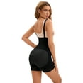 thumbnail image 2 of DARING DIVA Women's Cami Front Hook Thigh Slimmers Shapewear Bodysuits Black L, 2 of 6