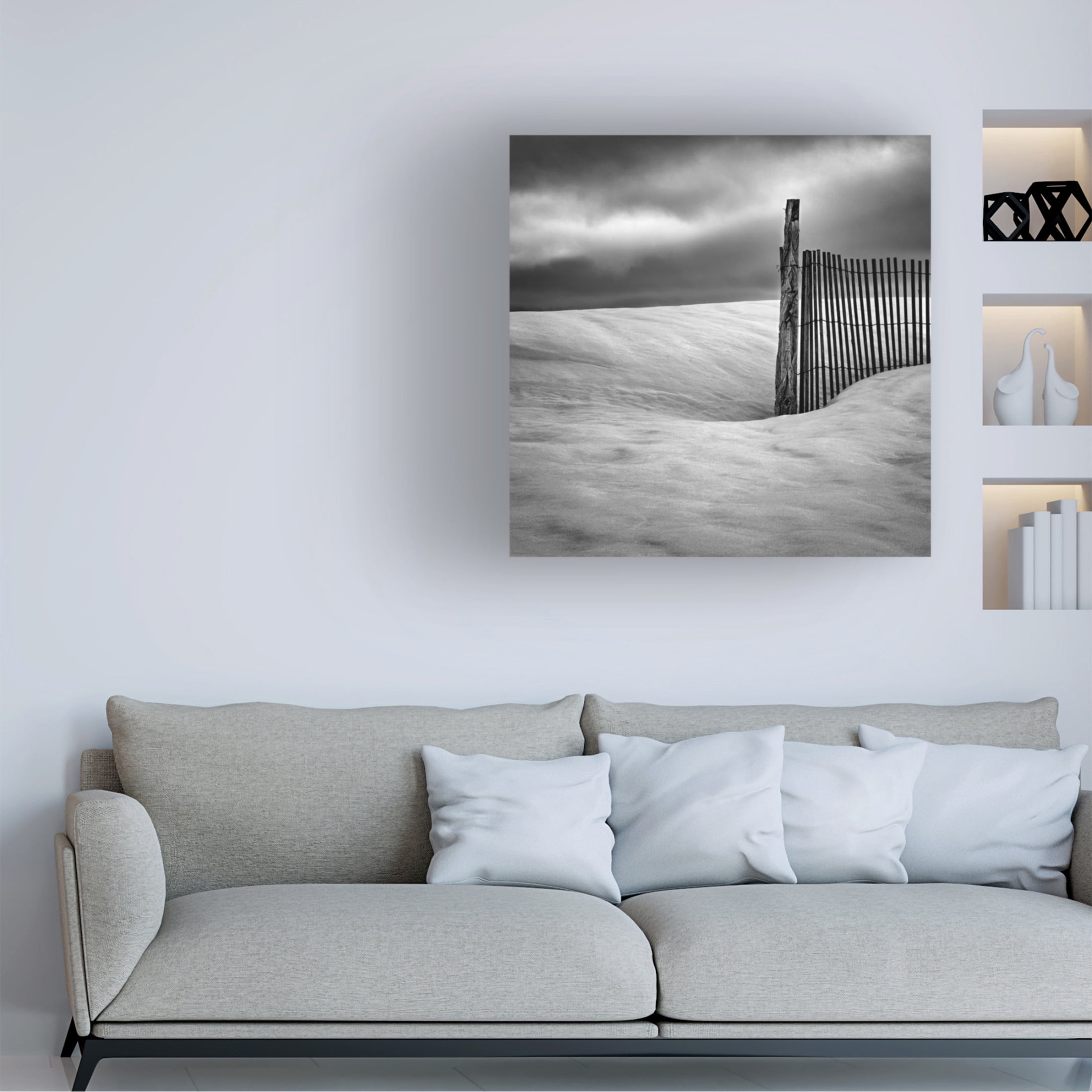 Trademark Fine Art Elisabeth van Helden Fence Canvas Wall Art