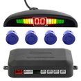 thumbnail image 4 of Riwesomey Juego de sensores de estacionamiento Elenxs, pantalla LED para coche, 4 marcha atrás trasera, estacionamiento, copia de seguridad automática Cámaras de salpicadero de coche Azul, 4 of 8