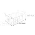 thumbnail image 2 of OULII Rustproof White Wire Basket for Chest Freezer and Kitchen Shelf Organization, 2 of 8