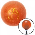 thumbnail image 1 of Yellow Derrrp Orange Metal Flake Shift Knob with M16 x 1.5 Insert Shifter Auto Brody, 1 of 1