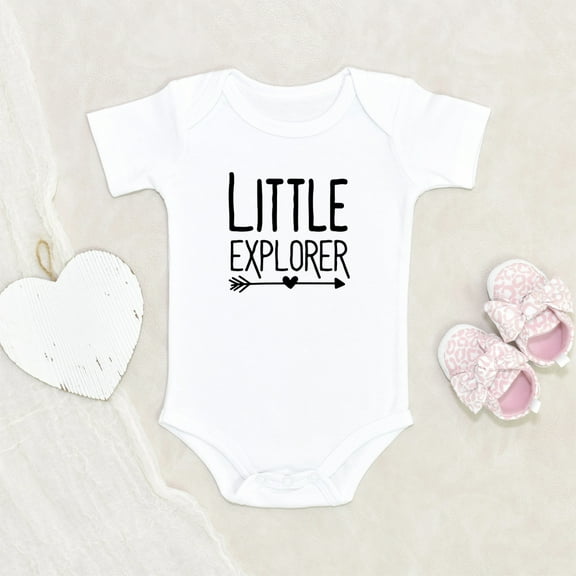 Newbabywishes - Funny Little Explorers Baby Clothes for Boys and Girls - Newborn Baby Clothes