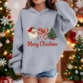 thumbnail image 2 of Girls Hoodies Christmas Casual Oversized Sweatshirts Long Sleeve Pullover Tops Fall Sweatshirt Size 3-14, 2 of 4
