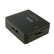 onn Composite AV to HDMI Converter, Black
