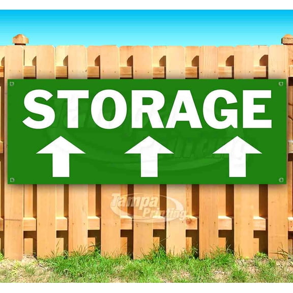 Storage 13 oz Vinyl Banner With Metal Grommets