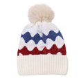 thumbnail image 4 of Dyfzdhu Beanie Hats for Women Winter Warm Cable Knitted Casual Hat White, 4 of 4