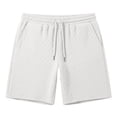 thumbnail image 3 of IWRICH Men's Casual Sweat Shorts Drawstring Summer Beach Stretch Quilted Shorts for Workout Running White XL, 3 of 3