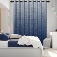 thumbnail image 4 of Nanqianyi Gradient Blue Blackout Curtains With Grommet Drapes,2 Panels,42x96 inch,Room Darkening Thermal Insulated Window Curtains, 4 of 8