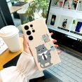 thumbnail image 3 of Mejore el aspecto de su iPhone con una funda de goma de TPU con estampado de dibujos animados minimalista y moderna, 3 of 4