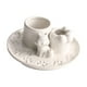 thumbnail image 2 of Soporte de incienso para decoración del hogar, centros de mesa, decoración, soporte de cerámica, plato de vela de gato para dormitorio, sala de estudi Blanco, 2 of 9