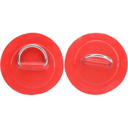 Lot De 4 Patins Ronds D-ring Pour Bateau Gonflable – PVC + Inox 316 – 8 Cm – Kayak, SUP, Canoë